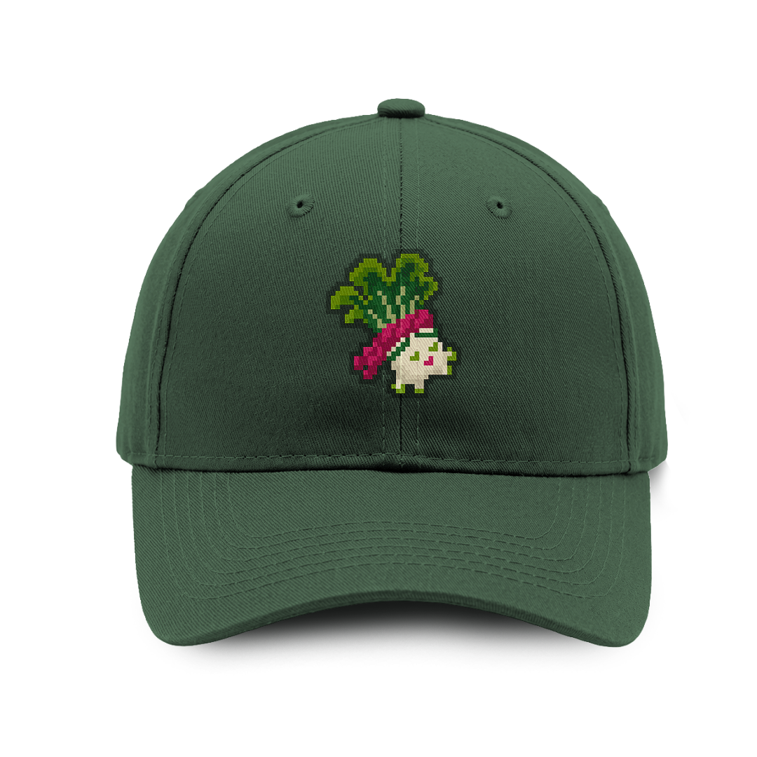 Green hat featurung a Amiko Legecns character